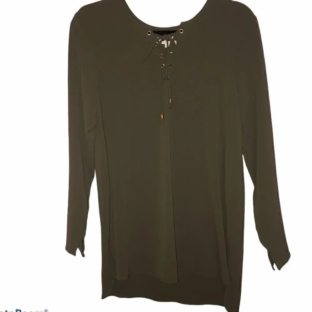 Mudpie Army Green Top